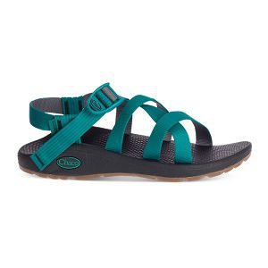 Chacos Banded Z/Cloud Women's Sandals Grey / Green | AU-9708456