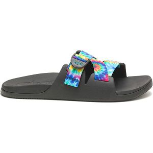 Chacos Chillos Men's Slides Black / Multi | AU-8235416