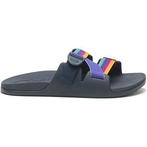 Chacos Chillos Men's Slides Navy / Multi | AU-3142609