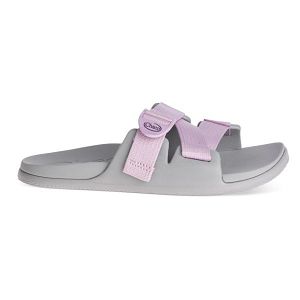 Chacos Chillos Women's Slides Pink / Grey | AU-759124