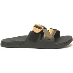 Chacos Chillos Women's Slides Yellow / Grey | AU-8710462