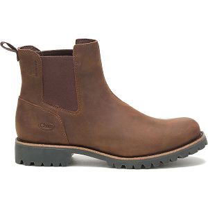 Chacos Fields Chelsea Waterproof Men's Boots Brown | AU-9571620