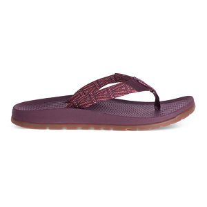 Chacos Lowdown Women's Flips Red / Brown | AU-6379085