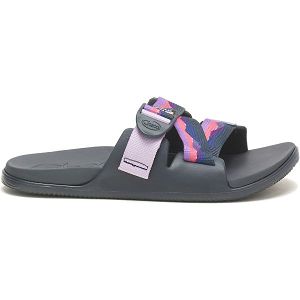 Chacos Thomas Rhett Chillos Women's Slides Pink / Blue / Grey | AU-7592346