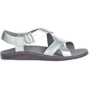 Chacos Wayfarer Women's Sandals Silver | AU-6910387