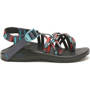 Chacos ZX/2 Classic Women's Sandals Black / Red / Blue | AU-5864291