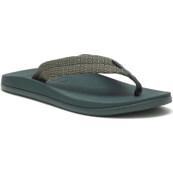 Chacos Chillos Men's Flips Green / Brown | AU-1648729