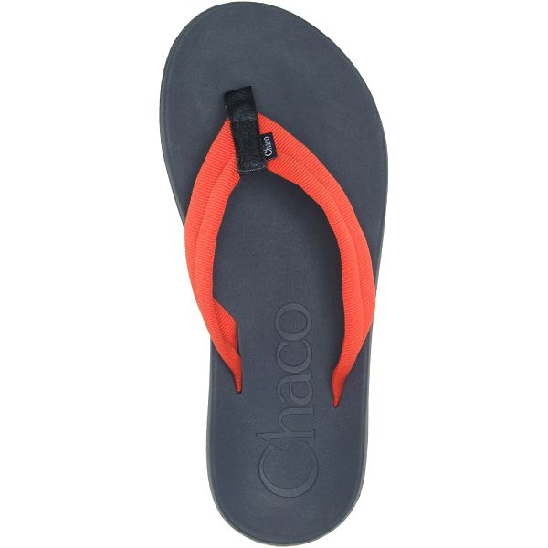 Chacos Chillos Men's Flips Orange / Navy | AU-2547938