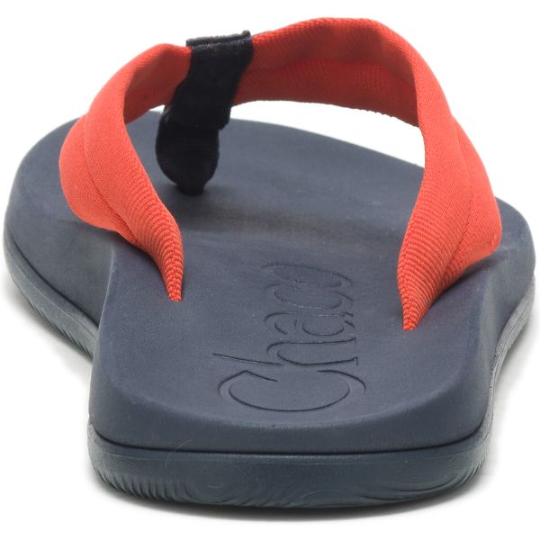 Chacos Chillos Men's Flips Orange / Navy | AU-2547938