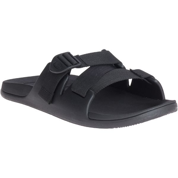 Chacos Chillos Men's Slides Black | AU-8570219