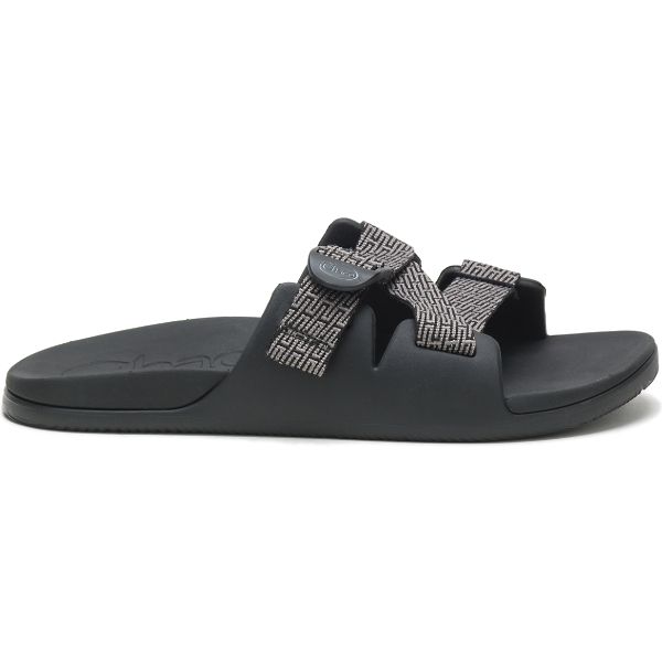 Chacos Chillos Men\'s Slides Black / White | AU-7103968