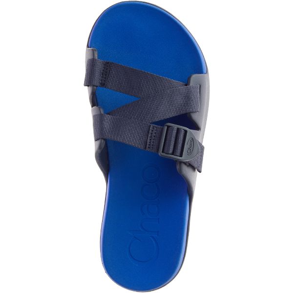 Chacos Chillos Men's Slides Blue | AU-6289147