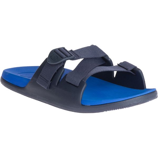 Chacos Chillos Men's Slides Blue | AU-6289147