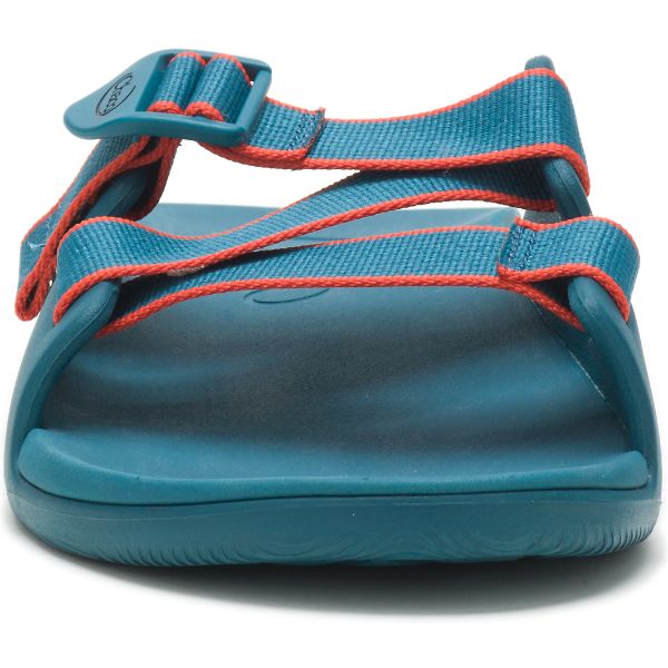 Chacos Chillos Men's Slides Blue / Orange | AU-5230819