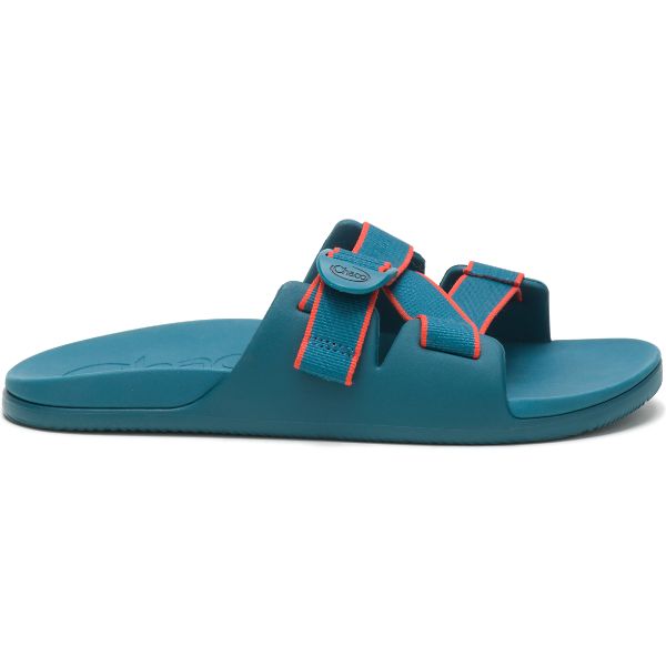 Chacos Chillos Men\'s Slides Blue / Orange | AU-5230819