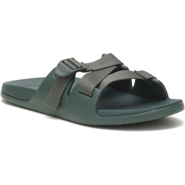 Chacos Chillos Men's Slides Green | AU-4036815