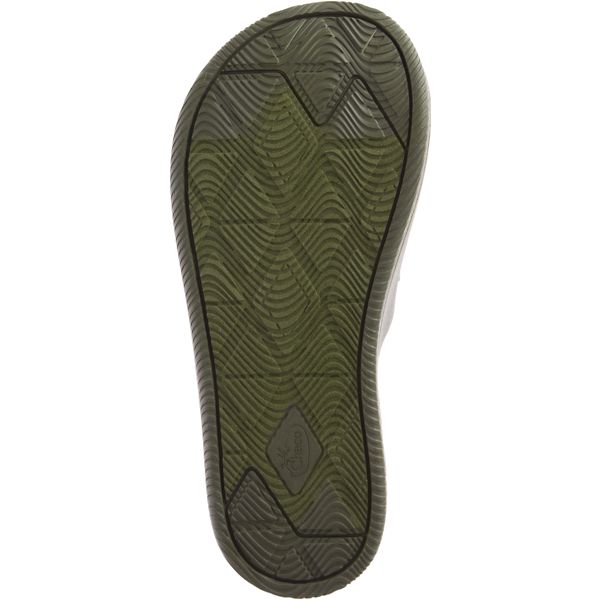 Chacos Chillos Men's Slides Grey / Green | AU-5310948