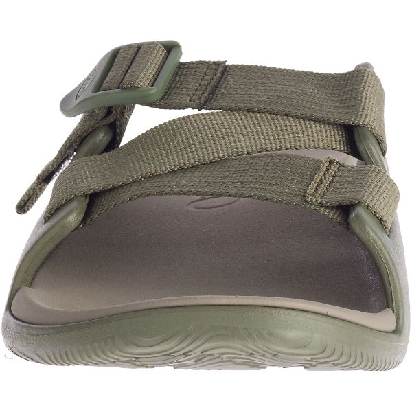 Chacos Chillos Men's Slides Grey / Green | AU-5310948