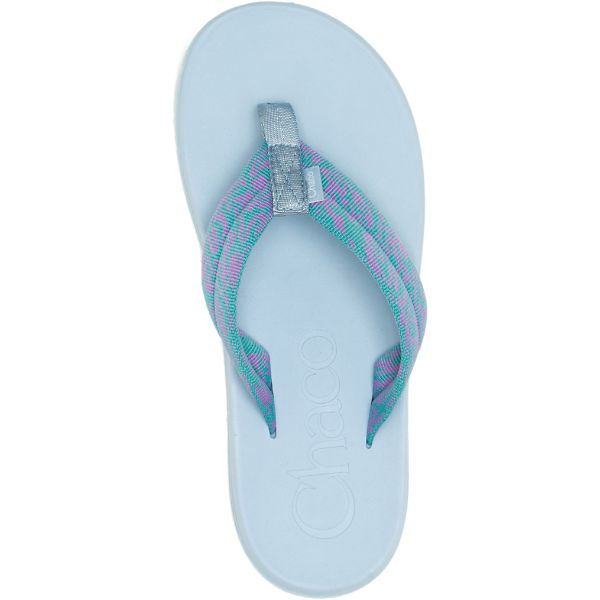 Chacos Chillos Women's Flips Blue / Pink | AU-2186759