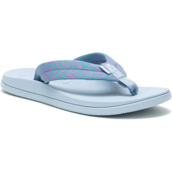 Chacos Chillos Women's Flips Blue / Pink | AU-2186759