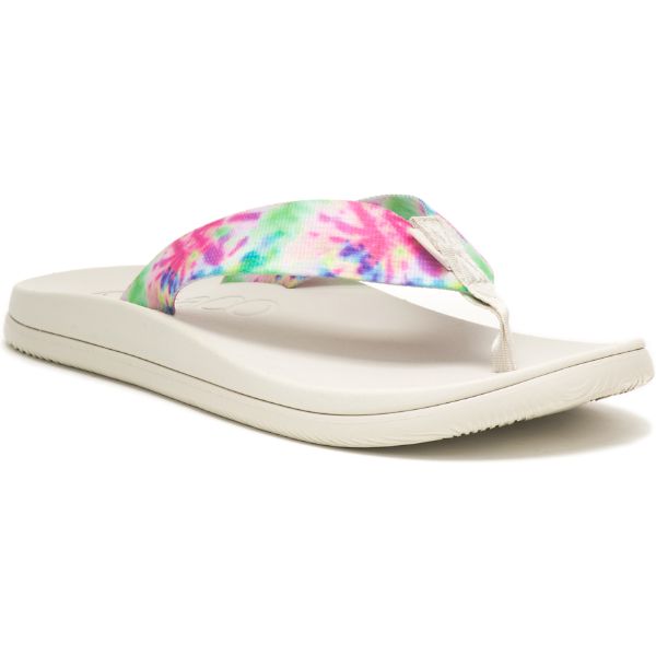 Chacos Chillos Women's Flips White / Multi | AU-2530149