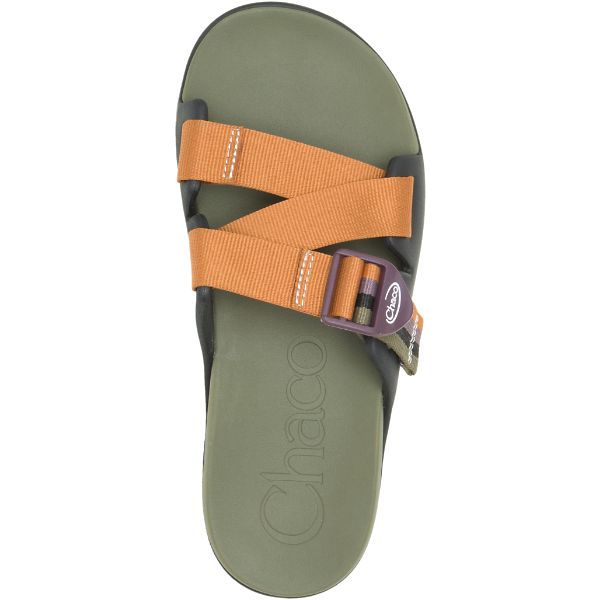 Chacos Chillos Women's Slides Brown / Black / Olive | AU-3475980