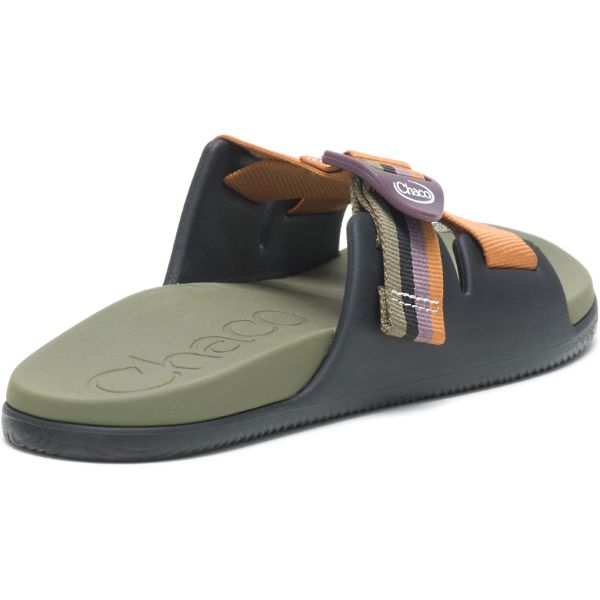 Chacos Chillos Women's Slides Brown / Black / Olive | AU-3475980