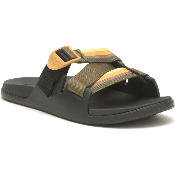 Chacos Chillos Women's Slides Yellow / Grey | AU-8710462