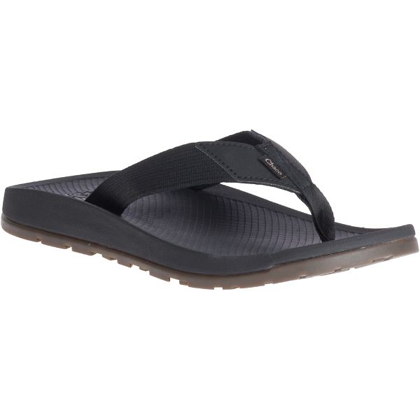 Chacos Lowdown Men's Flips Black | AU-567829