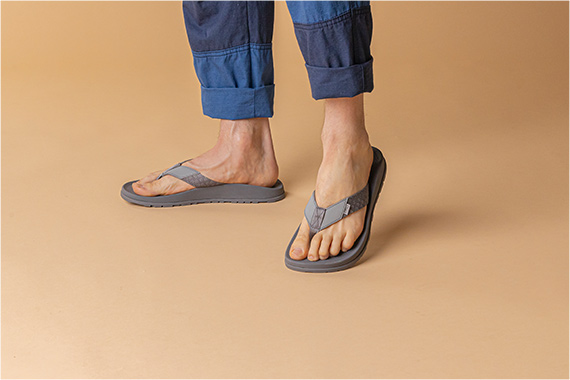 Chacos Lowdown Men's Flips Brown | AU-925431