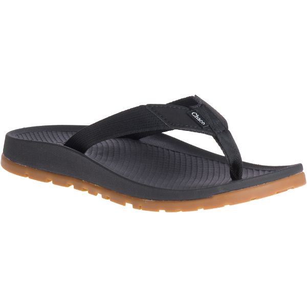 Chacos Lowdown Women's Flips Black | AU-4051328