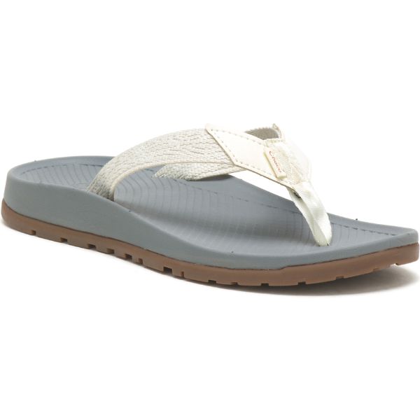 Chacos Lowdown Women's Flips Blue / White | AU-8975402