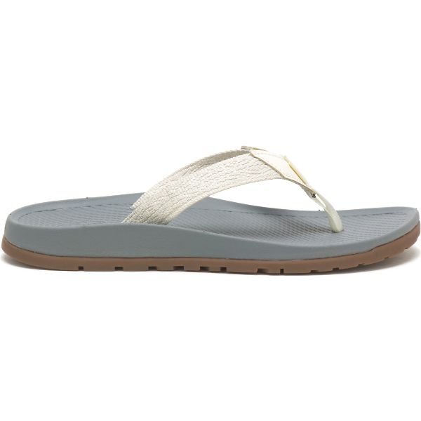 Chacos Lowdown Women's Flips Blue / White | AU-8975402