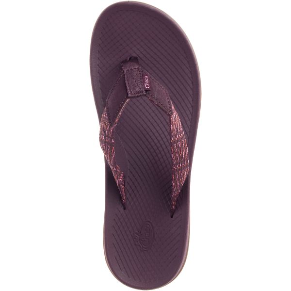 Chacos Lowdown Women's Flips Red / Brown | AU-6379085