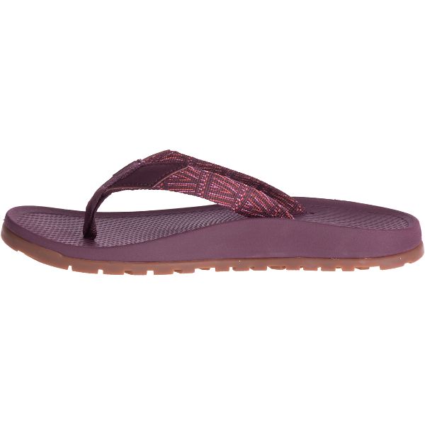 Chacos Lowdown Women's Flips Red / Brown | AU-6379085