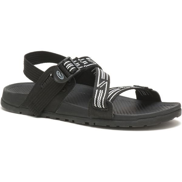 Chacos Lowdown Women's Sandals Black / White | AU-1350249