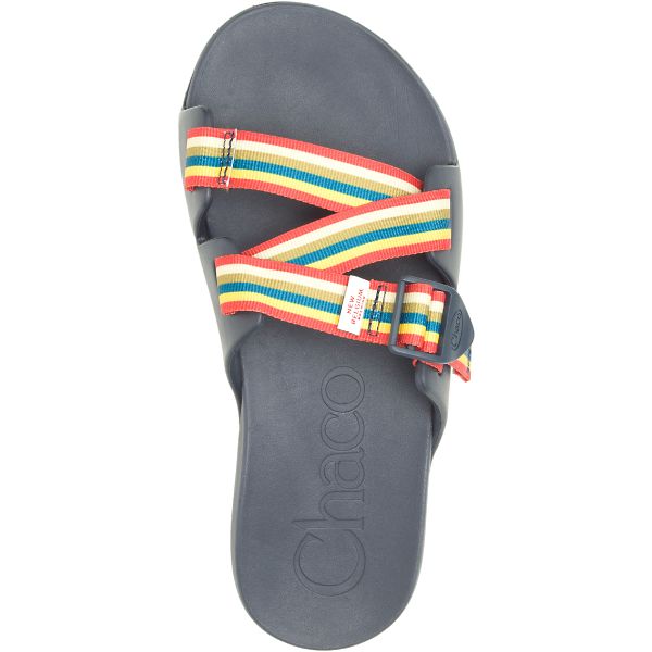 Chacos New Belgium Chillos Men's Slides Amber / Grey | AU-9745236