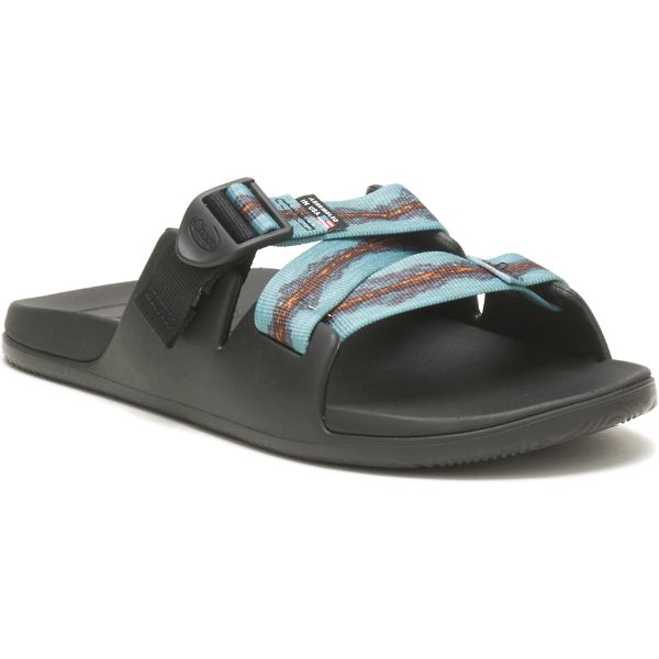 Chacos Thomas Rhett Chillos Men's Slides Blue / Grey | AU-175893