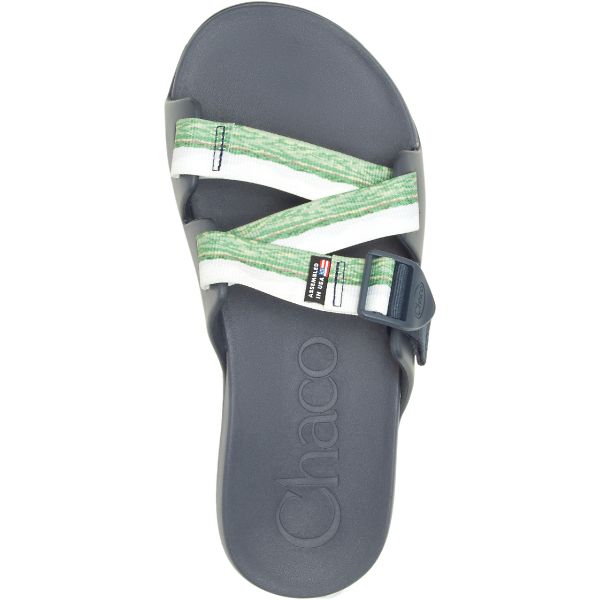 Chacos Thomas Rhett Chillos Men's Slides Grey / Green | AU-1953840