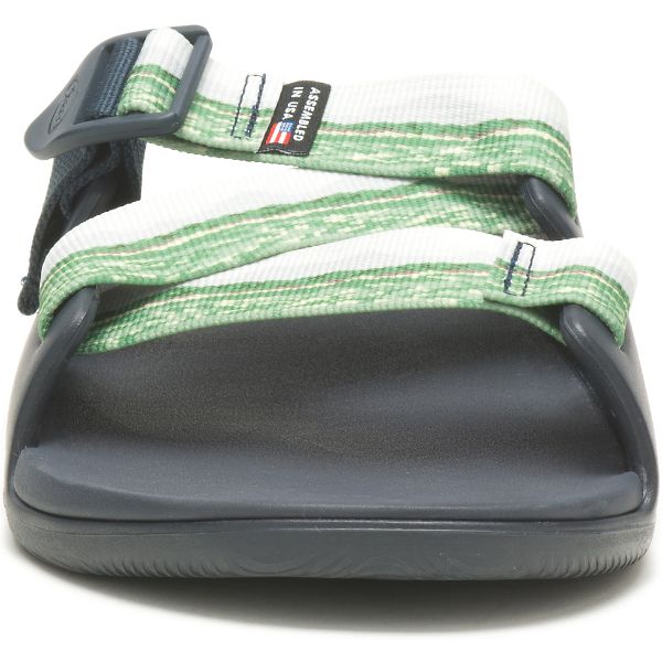 Chacos Thomas Rhett Chillos Men's Slides Grey / Green | AU-1953840